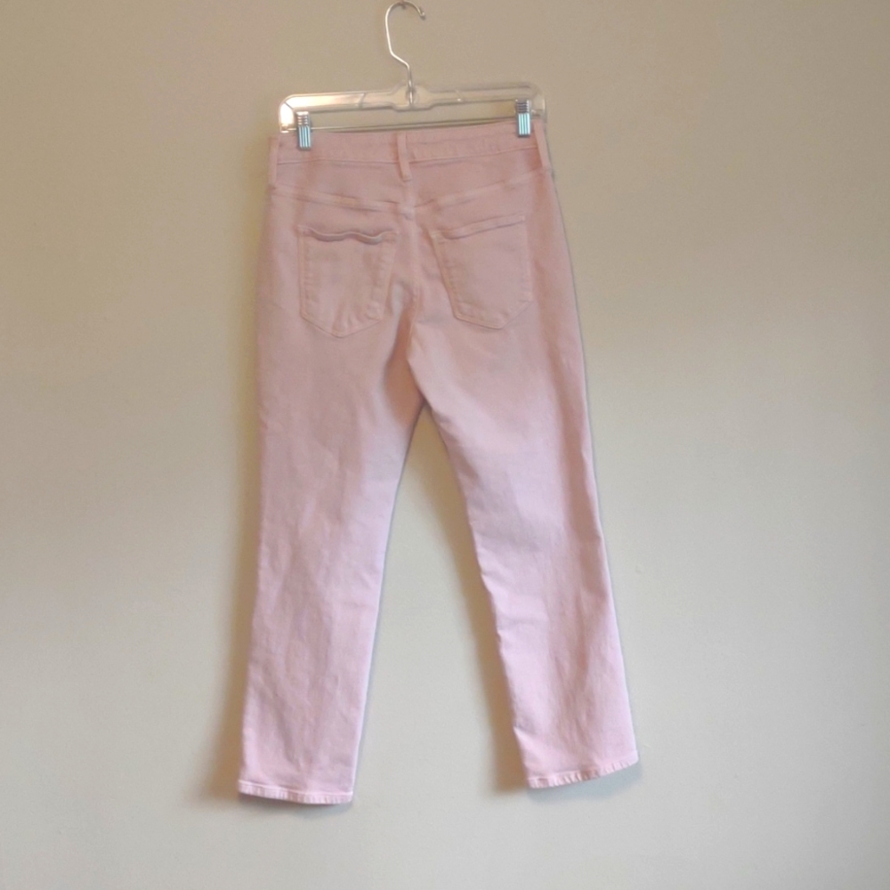 Universal Thread jeans Size 2/26 pastel pink high rise slim straight button-fly - Picture 2 of 9
